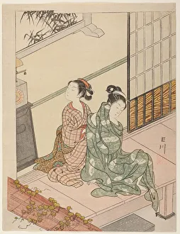 Harunobu Prints: The Evening Bell of the Clock (Tokei no bansho)