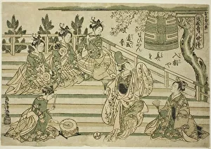 Kamejuro Prints: Evening Bell of Dojoji (Dojoji no bansho)
