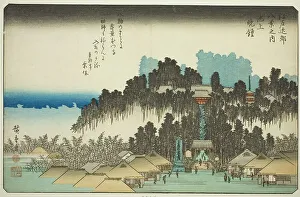 Evening Bell Prints: Evening Bell at Ikegami (Ikegami no bansho)