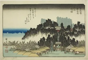 Evening Bell Prints: Evening Bell at Ikegami (Ikegami no bansho)