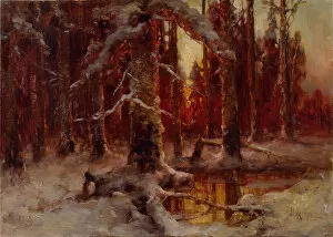 The Evening Is Coming, 1918. Artist: Klever, Juli Julievich (Julius), von (1850-1924)