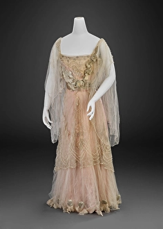 Beads Prints: Evening Dress, about 1910-1914. Creator: Girolamo Giuseffi