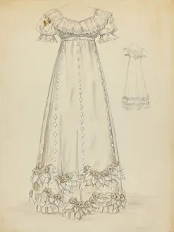 Evening Dress, 1935 / 1942. Creator: Sylvia DeZon