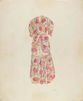 Joseph L Prints: Evening Dress, c. 1937. Creator: Joseph L. Boyd