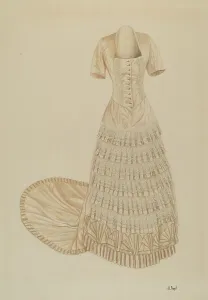 Joseph L Prints: Evening Dress, c. 1938. Creator: Joseph L. Boyd