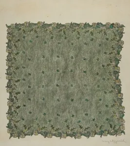 Fitzgerald Mary Prints: Evening Handkerchief, 1935 / 1942. Creator: Mary Fitzgerald