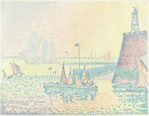 Paul Victor Jules Signac Prints: Evening (Le soir), 1898. Creator: Paul Signac