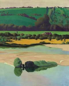 One evening on the Loire, 1923. Creator: Vallotton, Felix Edouard (1865-1925)