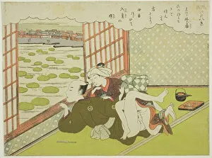 Olive Green Prints: The Evening Mistress at Ueno (Ueno no bansho)