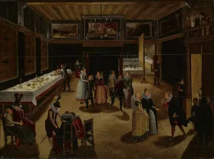 Louis De Caulery Prints: Evening Party, 1600-1620. Creator: Unknown