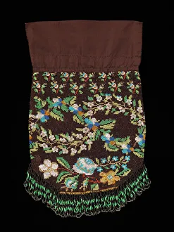 Pouch Prints: Evening pouch, American, third quarter 19th century. Creator: Unknown