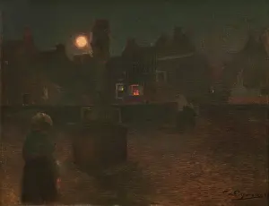 Brittany Prints: Evening Prayer (Le calvaire de Rochefort-en-Terre)