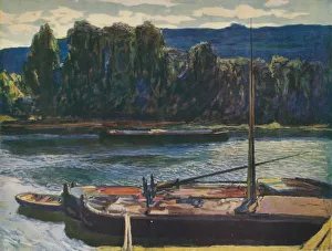 Evening on the River Seine, c1910, (1912). Artist: Alexander Jamieson