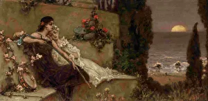 Evening Silence. Artist: Kotarbinsky, Vasilii (Wilhelm) Alexandrovich (1849-1921)