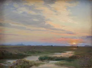 Evening at Skagen, 1893. Creator: Peder Severin Kroyer