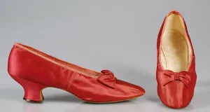 Heel Prints: Evening slippers, American, 1885-95. Creator: J. & J. Slater