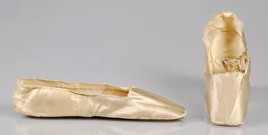 Evening slippers, British, 1845-65. Creator: Melnotte