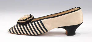Evening slippers, British, 1860-70. Creator: Unknown Evening slippers, British, 1860-70. Creator: Unknown