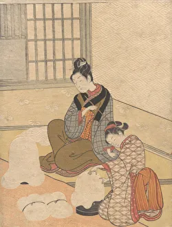 Evening Snow on the Nurioke, from the series Eight Parlor Views, ca. 1766. ca. 1766