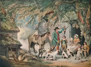 George Morland Prints: Evening or the Sportsmans Return, 1795, (1919). Artist: Joseph Grozer
