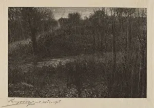 Star Pattern Prints: The Evening Star, c. 1910. Creator: Henry Wolf