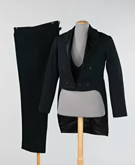 Wool Gallery: Evening suit, American, ca. 1888. Creator: Unknown