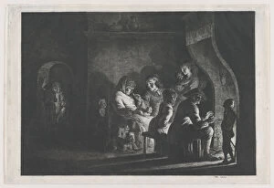 Boisseux Jean Jacques De Collection: Evening in the Village, 1800. Creator: Jean-Jacques de Boissieu