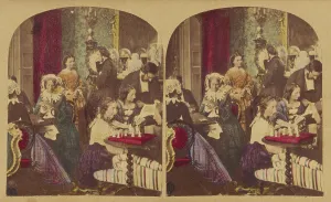 Board Game Prints: Evenings at Home. about 1865. Creator: Joseph John Elliott