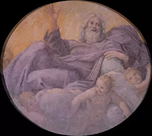 Gnadenstuhl Gallery: The everlasting Father, 1604-1607. Artist: Carracci, Annibale (1560-1609)