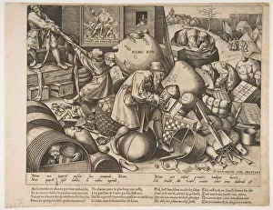 Criminal Prints: Everyman, ca. 1558. Creator: Pieter van der Heyden