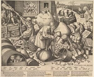 Criminal Collection: Everyman, ca. 1558. Creators: Pieter Bruegel the Elder, Pieter van der Heyden