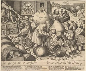 Criminal Prints: Everyman, ca. 1558. Creators: Pieter Bruegel the Elder, Pieter van der Heyden