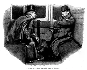 Railway Carriage Prints: Eve's Ransom: 'Excuse me, I think your name must be Hilliard', 1895