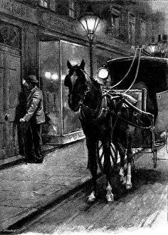 Streetlighting Prints: Eve's Ransom...He was about to ring the house-bell when the door opened... 1895