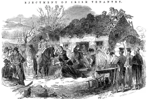 Rent Prints: Evicted Irish peasant family, 1848