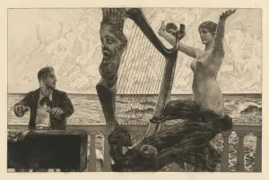 Klinger Max Prints: Evocation (Evocation). Creator: Max Klinger