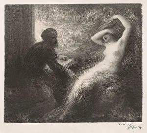 The Evocation of Kundry, 1898. Creator: Henri Fantin-Latour (French, 1836-1904)