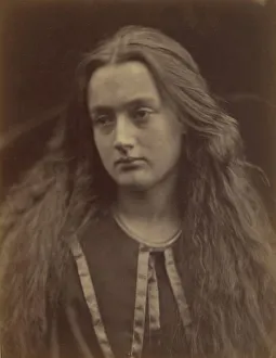 Julia Margaret Pattle Cameron Prints: My Ewen's Bride, 1869. Creator: Julia Margaret Cameron