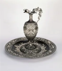 Intricately Prints: Ewer and Basin, about 1870. Creator: Antonio Cortelazzo