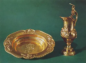 His Majestys Stationery Office Prints: Ewer and basin, c. 1735, 1953