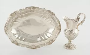 Silverware Collection: Ewer and Basin, Lisbon, c. 1750. Creator: Unknown