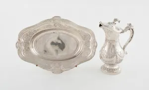 Basin Prints: Ewer and Basin, Montpellier, 1766. Creator: Jean Bellon