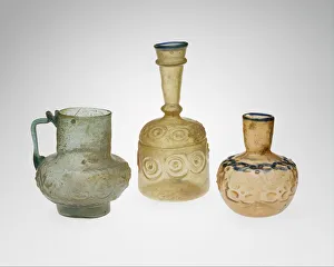 Ewer with Floral Scroll, Iran, 12th century. Creator: Unknown Ewer with Floral Scroll, Iran, 12th century. Creator: Unknown