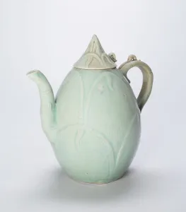 Goryeo Prints: Ewer in the Form of a Bamboo Shoot, Korea, Goryeo dynasty (918-1392), mid-12th century