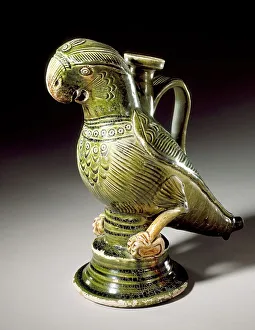 Furnishings Prints: Ewer in the Form of a Parrot, between c.960 and c.1000. Creator: Unknown
