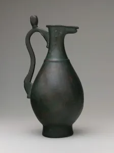 Cast Gallery: Ewer with Protruding Lip, Iran, 8th century. Creator: Unknown