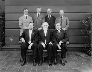 E.W.V. Kuehn, Gen. W.P. Hall, R.B. Maxwell, J.T.D. Pyles, Dr. L.W. Jones, Pastor Russell... 1911. Creator: Bain News Service
