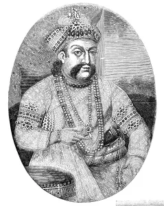 Deposed Prints: The Ex-King of Oude (Lucknow), 1857. Creator: Unknown