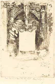 Jules Am And Xe9 Prints: Ex-Libris pour L Ensorcelee'(Bookplate for L Ensorcelee