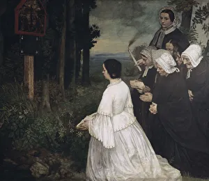 Legros Prints: Ex-Voto, 1860